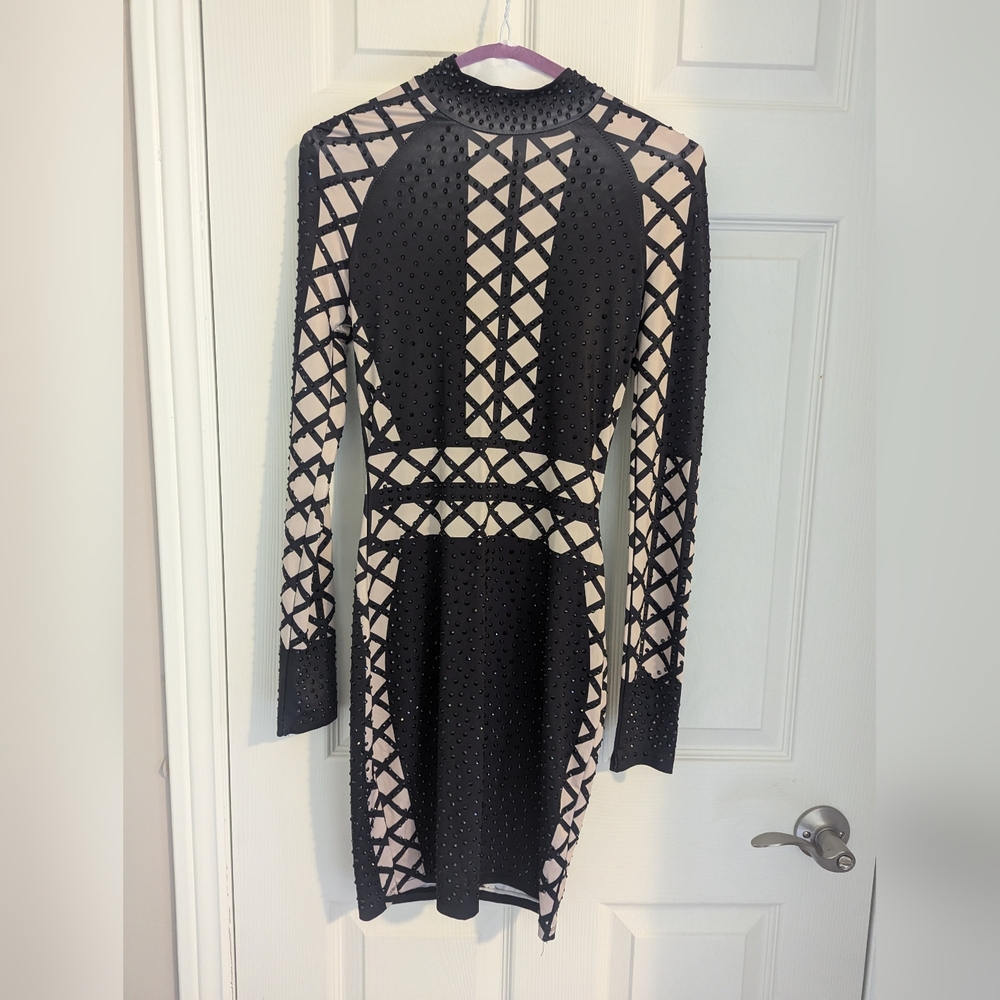 Fully beaded cocktail dress